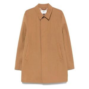 PEUTEREY Men's Classic Trench Coat Men Beige Outerwear